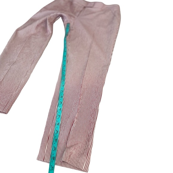 Akris Punto Red Striped Ankle Pants - Picture 7 of 11